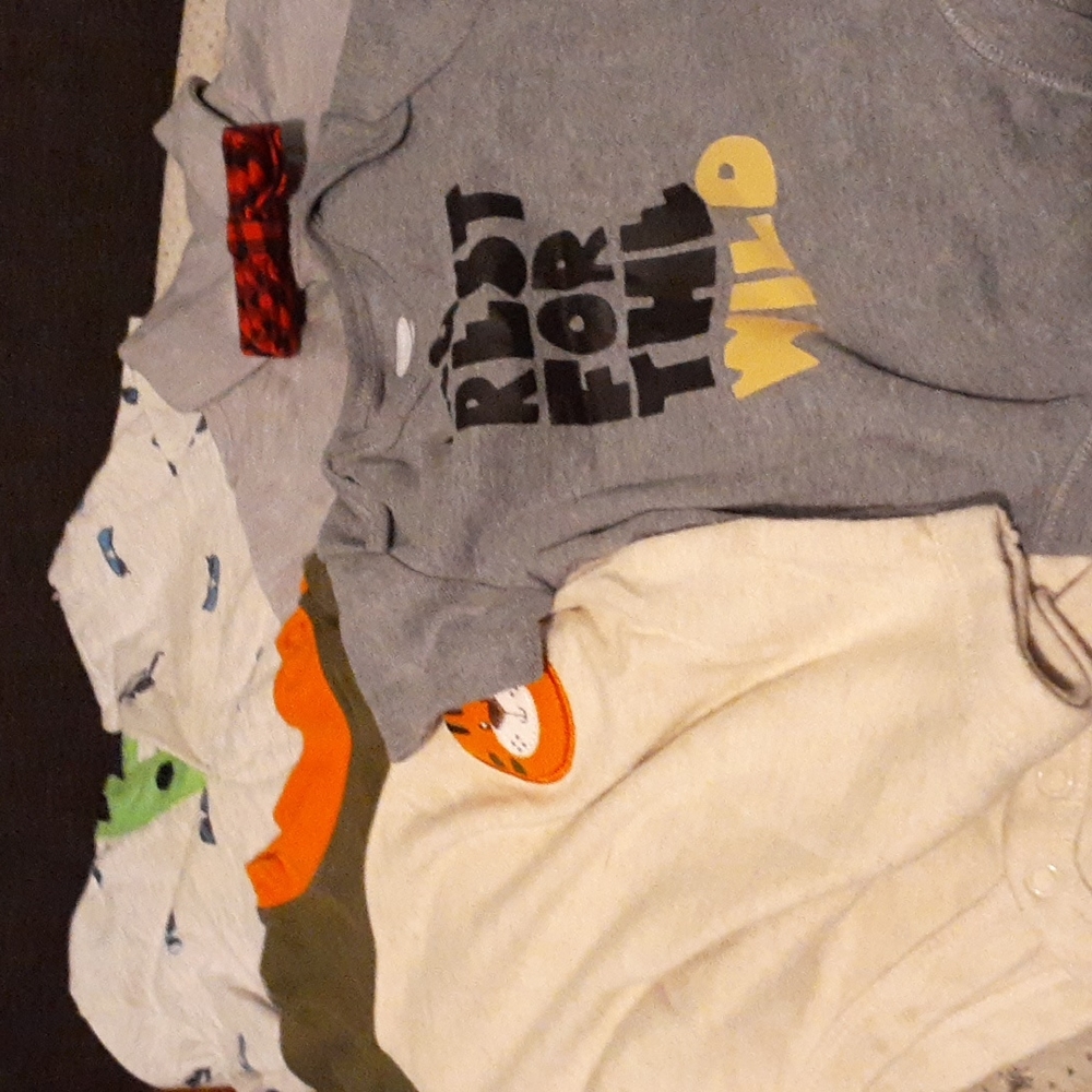 4pcs boys 3-6 months onzies